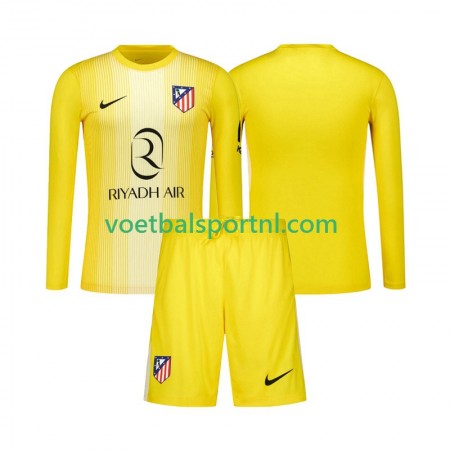 Atlético Madrid Doelman Kind Thuis Tenue 2025-26 L/S